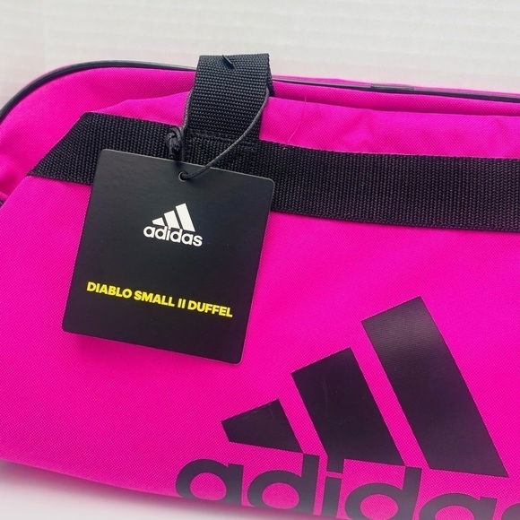 ADIDAS DIABLO SMALL DUFFEL Gym Bag adjustable shoulder strap padded haul handle - Picture 5 of 13